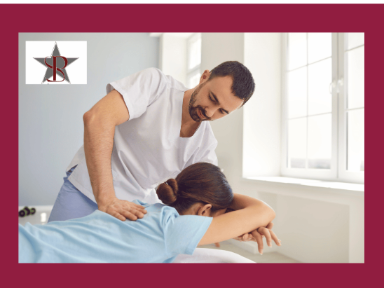 Massage Therapist working